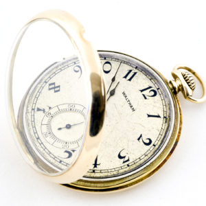 Waltham (USA). Reloj de bolsillo para caballero, lepine y remontoir. Ca. 1919
