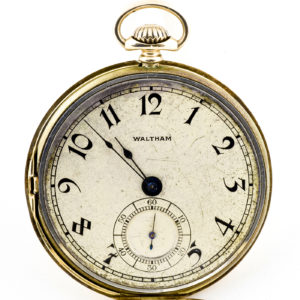 Waltham (USA). Reloj de bolsillo para caballero, lepine y remontoir. Ca. 1919