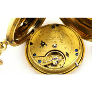 William Willoughby. Reloj de bolsillo para caballero, Saboneta. Chester, 1873.