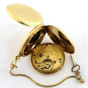 William Willoughby. Reloj de bolsillo para caballero, Saboneta. Chester, 1873.