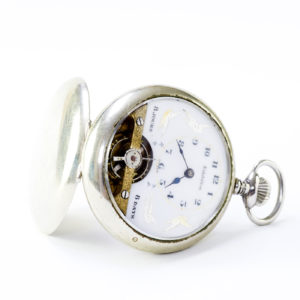 WYSS FRÈRES. Reloj de Bolsillo, Lepine, remontoir, Ocho días Cuerda. Suiza, ca. 1920