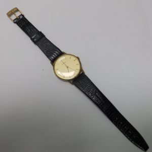 Alpina. Reloj de pulsera de caballero. Ca. 1980. Oro 14k. Peso: 24 gr.