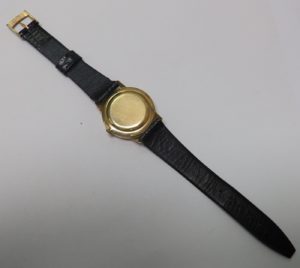 Alpina. Reloj de pulsera de caballero. Ca. 1980. Oro 14k. Peso: 24 gr.