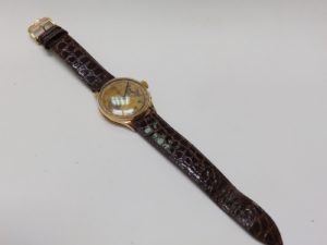 BAUME AND MERCIER. Reloj Cronógrafo de pulsera. Ca. 1945.
