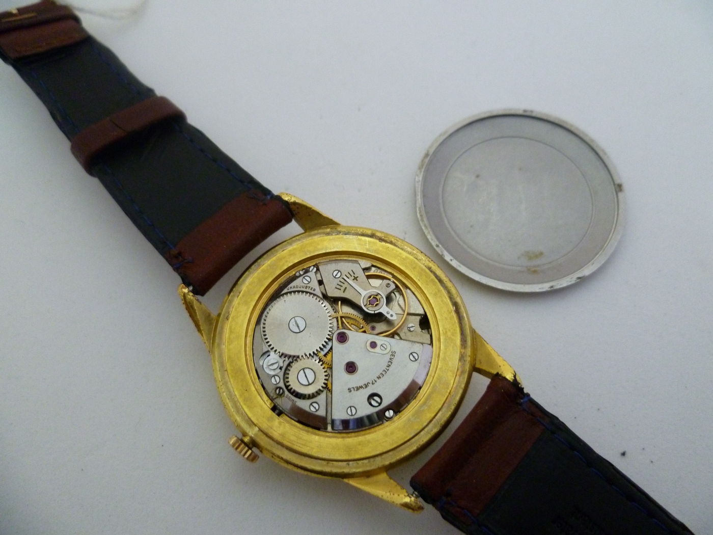 Contex UBG - Reloj Calendario con Fases Lunares, de caballero - Circa 1950 Contex UBG - Reloj Calendario con Fases Lunares, de caballero - Circa 1950