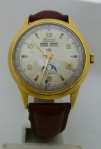 Contex UBG - Reloj Calendario con Fases Lunares, de caballero - Circa 1950