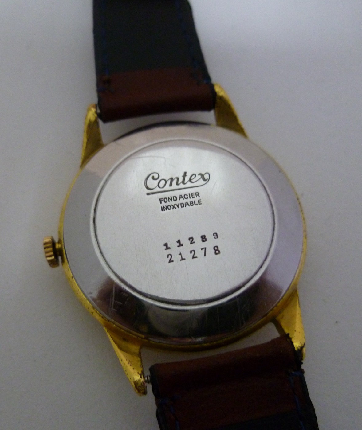 Contex UBG - Reloj Calendario con Fases Lunares, de caballero - Circa 1950 Contex UBG - Reloj Calendario con Fases Lunares, de caballero - Circa 1950
