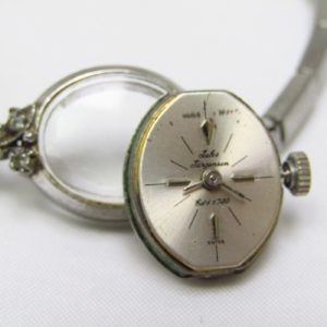 JULES JURGENSEN. Reloj de pulsera para dama. Ca. 1950