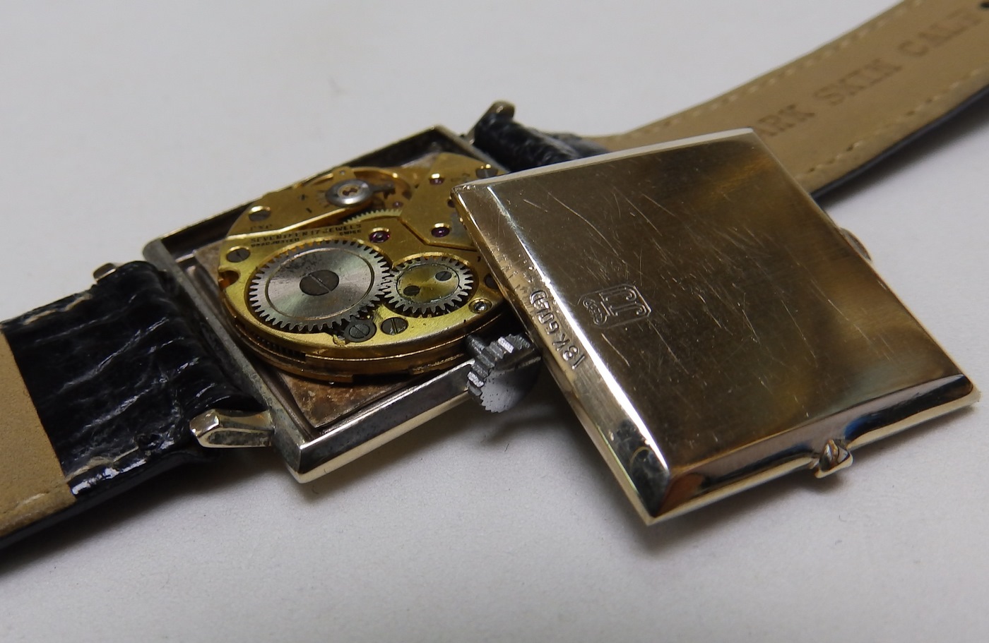 JULES JURGENSEN. Reloj de pulsera unisex. Ca. 1960 JULES JURGENSEN. Reloj de pulsera unisex. Ca. 1960