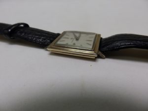 JULES JURGENSEN. Reloj de pulsera unisex. Ca. 1960