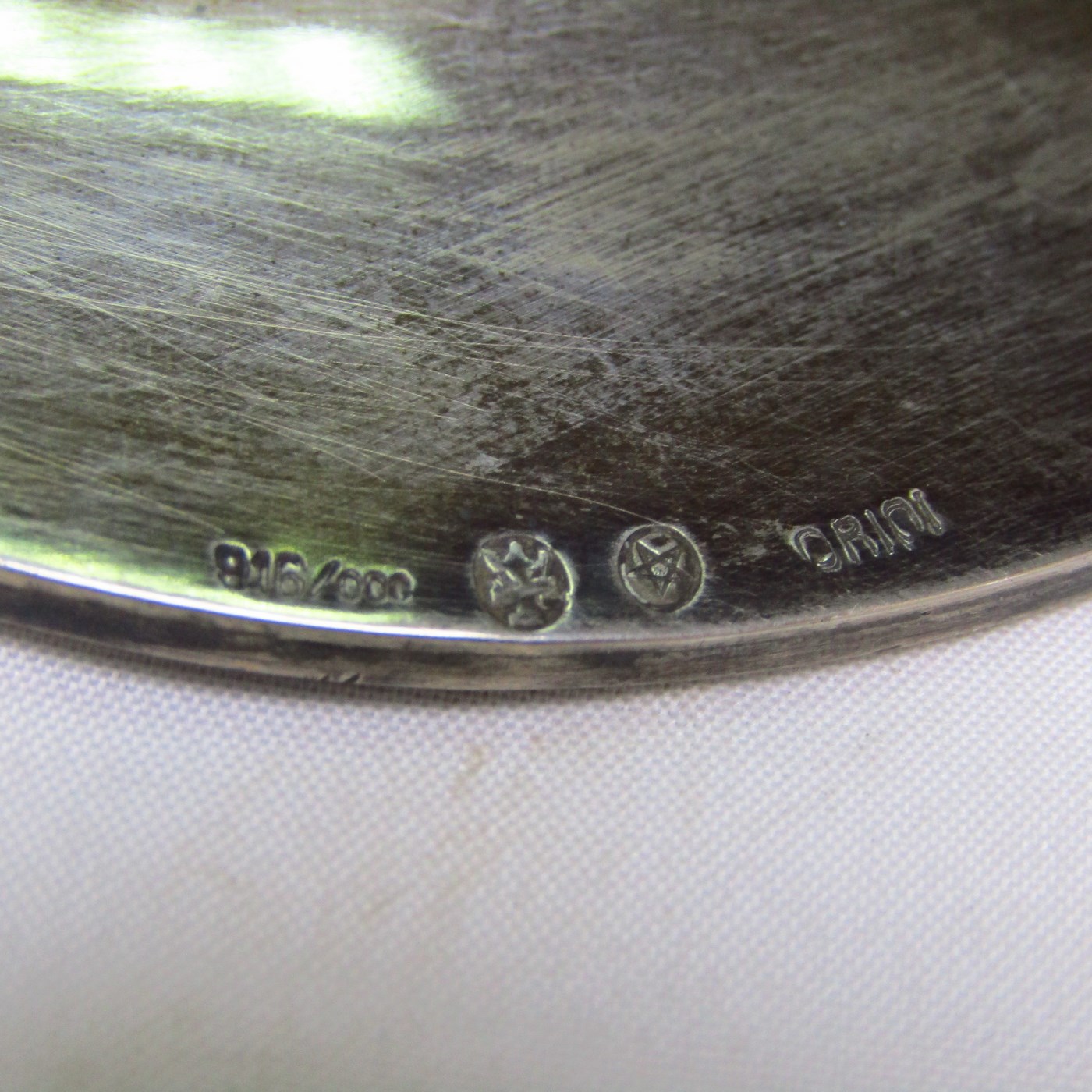ORIOL. Fuente Oval en Plata. España, siglo XX. ORIOL. Fuente Oval en Plata. España, siglo XX.