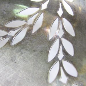 ORIOL. Fuente Oval en Plata. España, siglo XX.