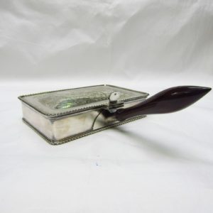 PASGORCY. Chofeta o cenicero en plata. España, siglo XX.