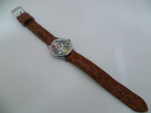 Reloj Erótico de pulsera. AUTOMATÓN. Circa. 1940
