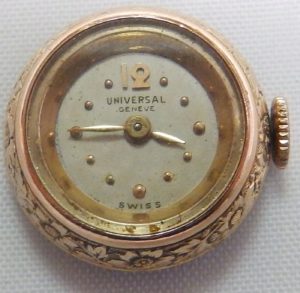 Universal Geneve Pulsera de Oro de 18k, elástica, con Reloj .