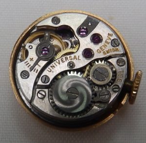Universal Geneve Pulsera de Oro de 18k, elástica, con Reloj .
