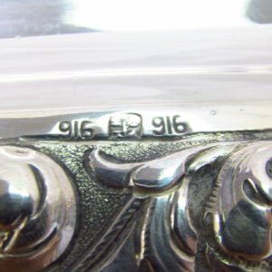 Bandeja para cartas en Plata. España, siglo XIX. 550 gr.