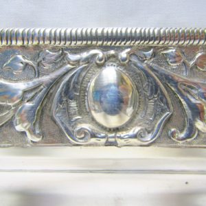 Bandeja para cartas en Plata. España, siglo XIX. 550 gr.