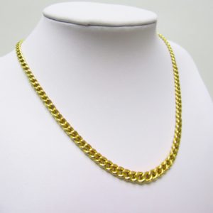 Collar articulado en Oro Amarillo, en disminución. Peso 8,31 gr.