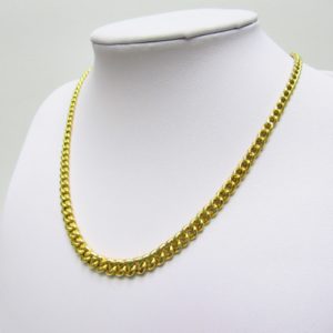 Collar articulado en Oro Amarillo, en disminución. Peso 8,31 gr.