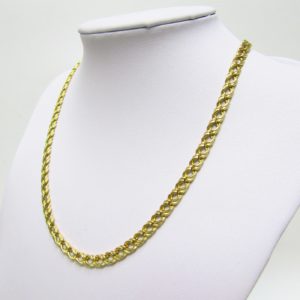 Collar Barbado en Oro Amarillo de 18k. Peso 15,50 gr. Nuevo.