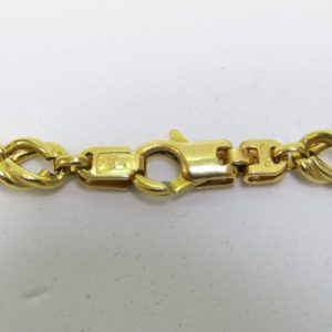 Collar Barbado en Oro Amarillo de 18k. Peso 15,50 gr. Nuevo.
