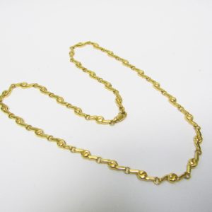 Collar de Oro Amarillo de 18k. Peso 13,85 gr.