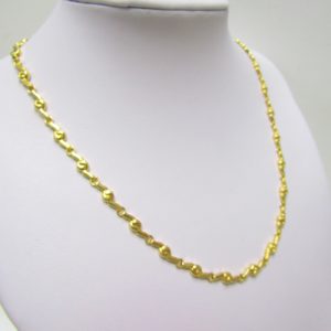 Collar de Oro Amarillo de 18k. Peso 13,85 gr.