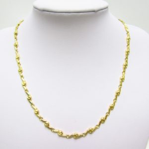 Collar de Oro Amarillo de 18k. Peso 13,85 gr.