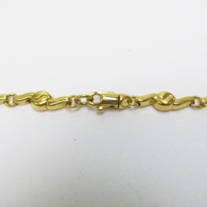 Collar de Oro Amarillo de 18k. Peso 13,85 gr.