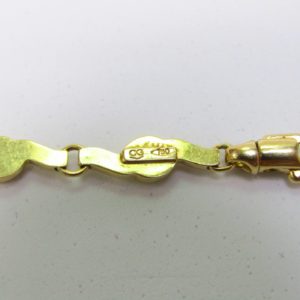 Collar de Oro Amarillo de 18k. Peso 13,85 gr.