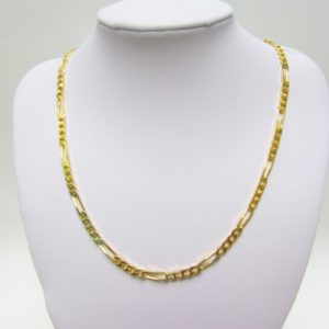 Collar tipo Barbado de gran tamaño en Oro de 18k.