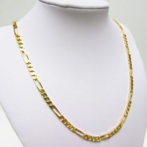 Collar tipo Barbado de gran tamaño en Oro de 18k.