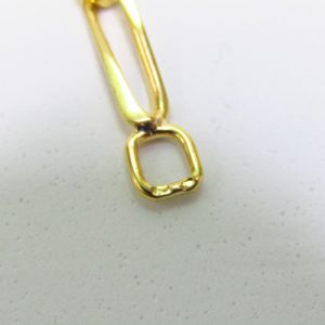 Collar tipo Barbado de gran tamaño en Oro de 18k.