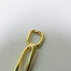 Collar tipo Barbado de gran tamaño en Oro de 18k.