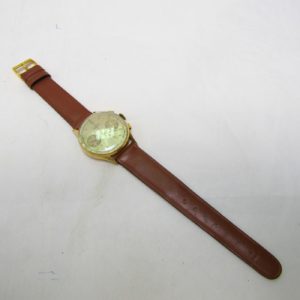 FLUDO. Reloj Cronógrafo de pusera para caballero. Fabricación suiza. Fecha ca. 1950.