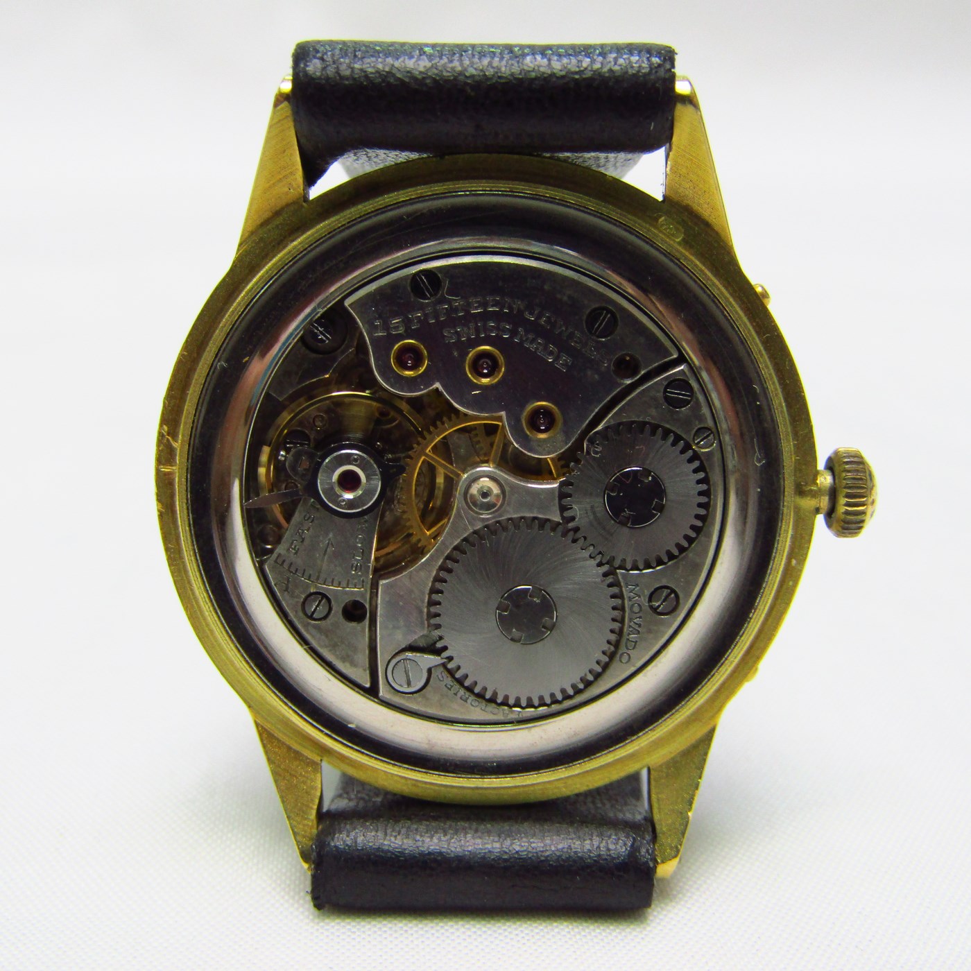 MOVADO. Reloj Cronógrado de Caballero. Oro 18k. Suiza, ca. 1930