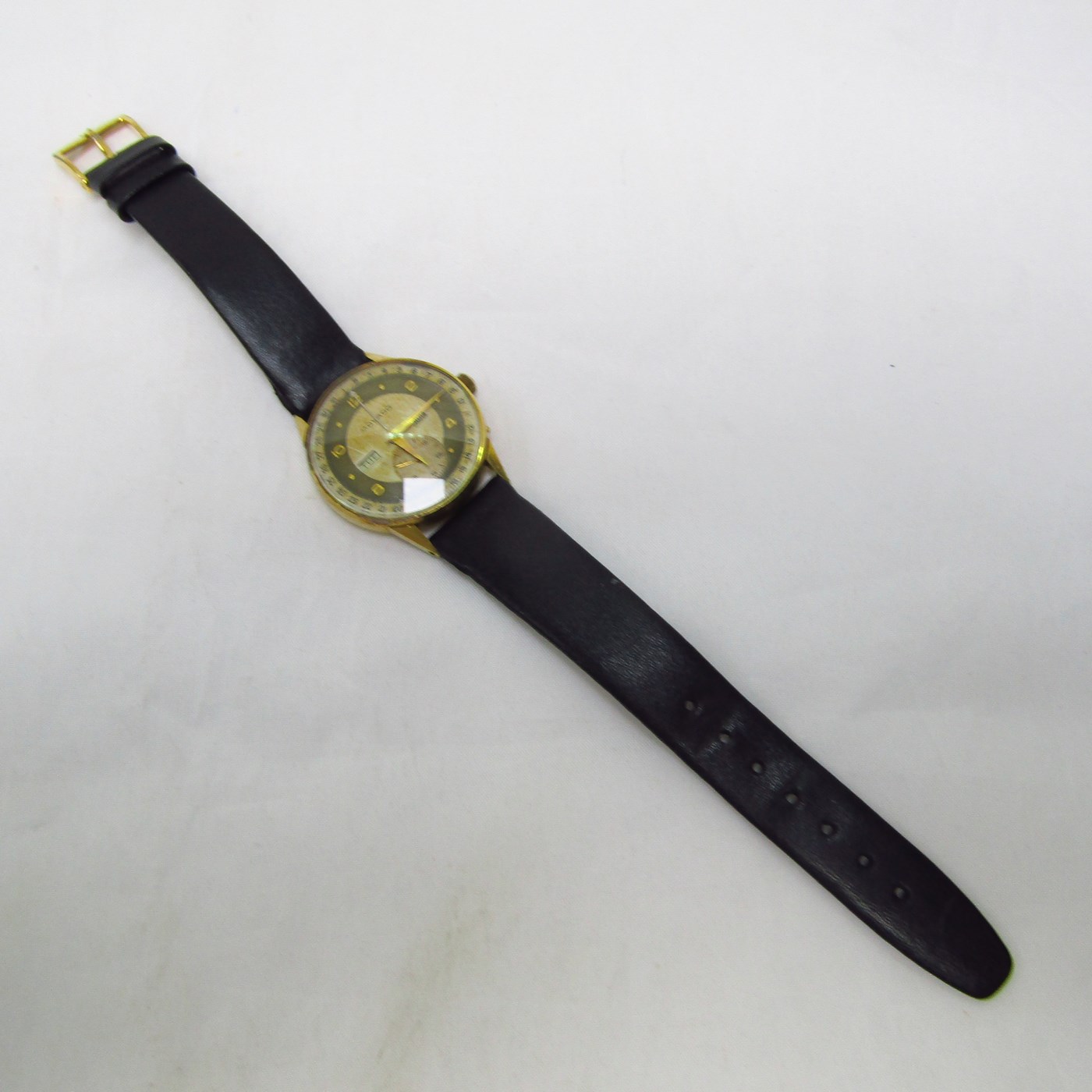 MOVADO. Reloj Cronógrado de Caballero. Oro 18k. Suiza, ca. 1930 MOVADO. Reloj Cronógrado de Caballero. Oro 18k. Suiza, ca. 1930