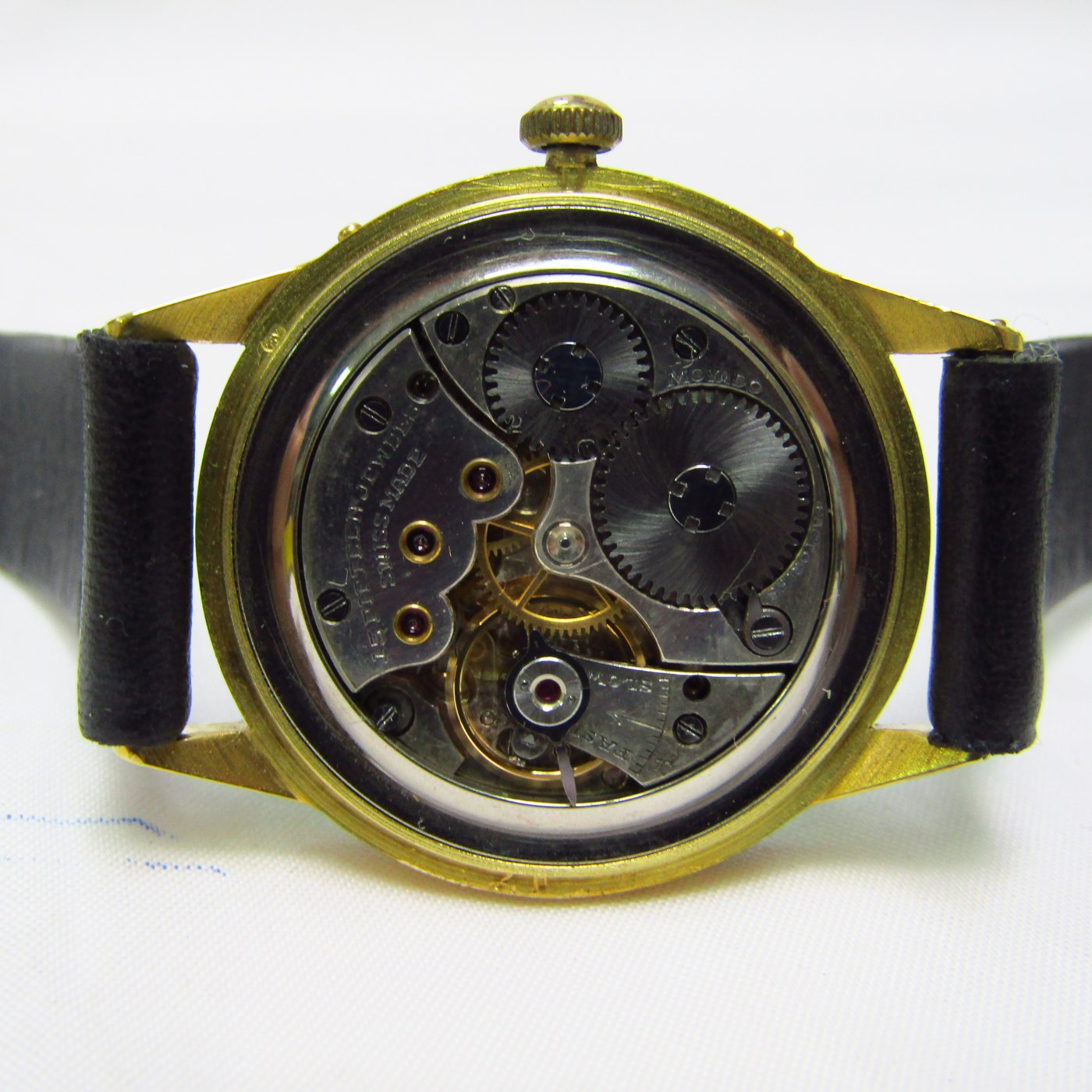 MOVADO. Reloj Cronógrado de Caballero. Oro 18k. Suiza, ca. 1930 MOVADO. Reloj Cronógrado de Caballero. Oro 18k. Suiza, ca. 1930