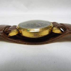 SPORTING. Reloj Cronógrafo de pulsera para caballero. Oro 18k. Ca. 1920.