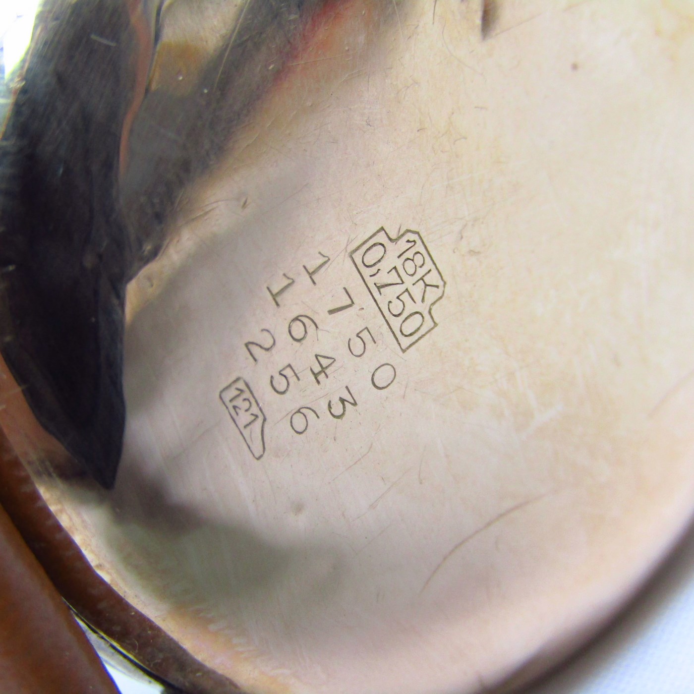 ZORRO CRONOGRAPHE SUISSE. Reloj Cronógrafo de pulsera. Oro 18k. Suiza, Ca. 1945