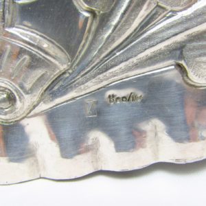 Bandeja Decorativa de Gran Tamaño, en Plata. España. Siglo XX