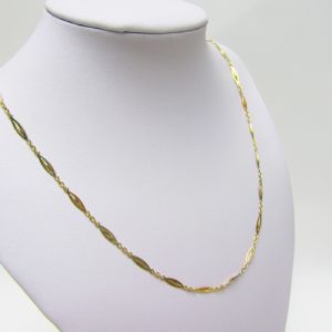 Cadena de eslabones intercalados en Oro Amarillo de 18k. 9,66 gr.