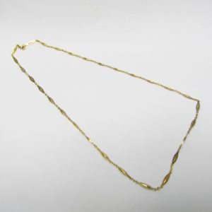 Cadena de eslabones intercalados en Oro Amarillo de 18k. 9,66 gr.