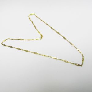 Cadena de eslabones intercalados en Oro Amarillo de 18k. 9,66 gr.