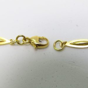 Cadena de eslabones intercalados en Oro Amarillo de 18k. 9,66 gr.