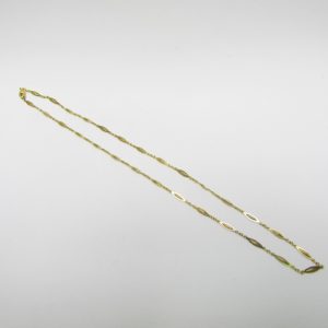 Cadena de eslabones intercalados en Oro Amarillo de 18k. 9,87 gr.