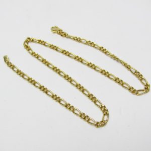 Cadena de Oro de 18k. De eslabones tipo Cartier. 7,71 gr.