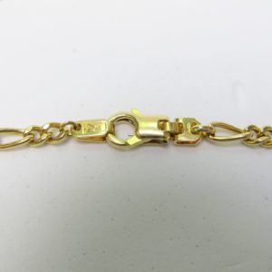 Cadena de Oro de 18k. De eslabones tipo Cartier. 7,71 gr.