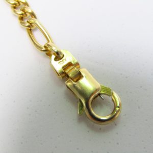 Cadena de Oro de 18k. De eslabones tipo Cartier. 7,71 gr.
